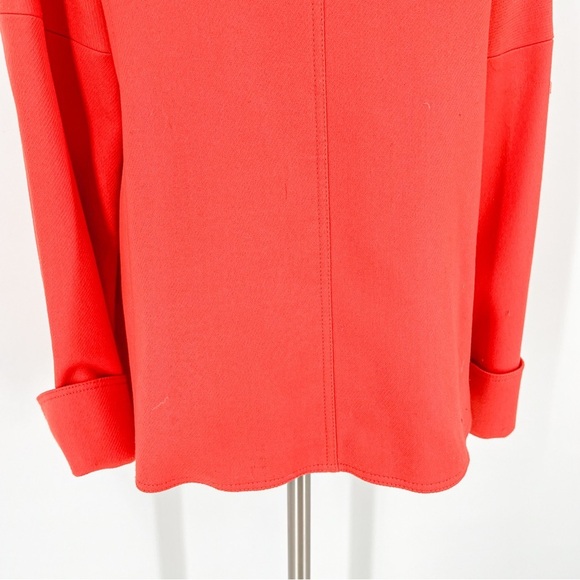 United Colors of Benetton Orange Pea Coat - Picture 6 of 8